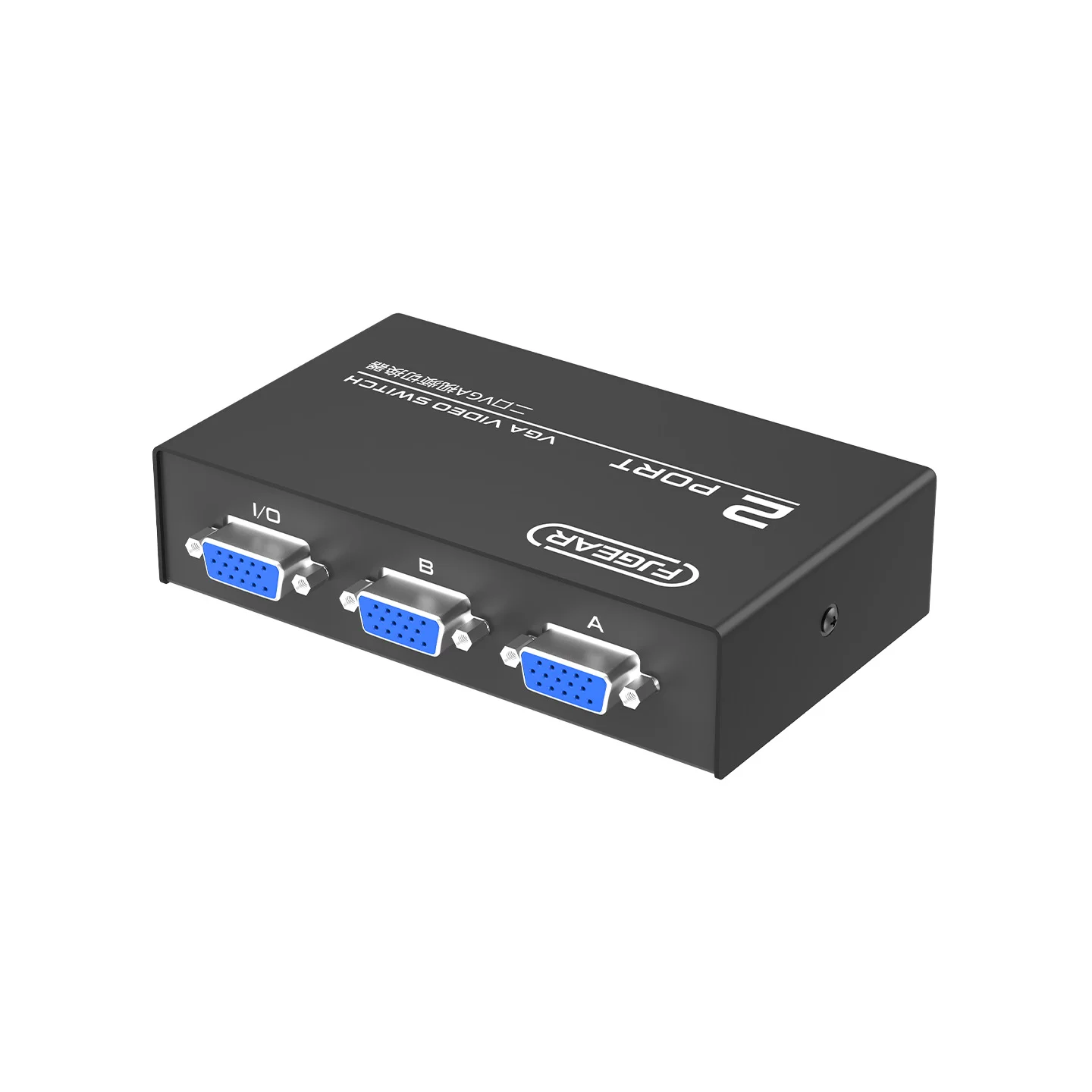 2 Port VGA SVGA Video Sharing Switch Box for LCD PC TV Monitor 2 in 1 out HD Support for PC Laptop