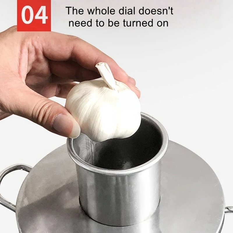 Full automatic garlic peeler, commercial small household peeler, garlic peeler, and amazing device for peeling garlic skins