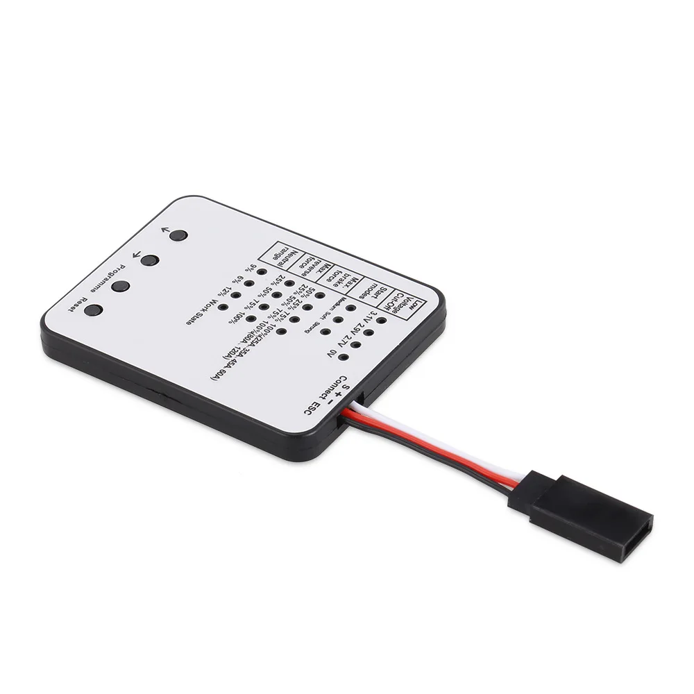 SURPASS HOBBY LED Programming Card Electronic Speed Controller Programme for RC Car 25/35/45/60/80/120/150 Brushless ESC