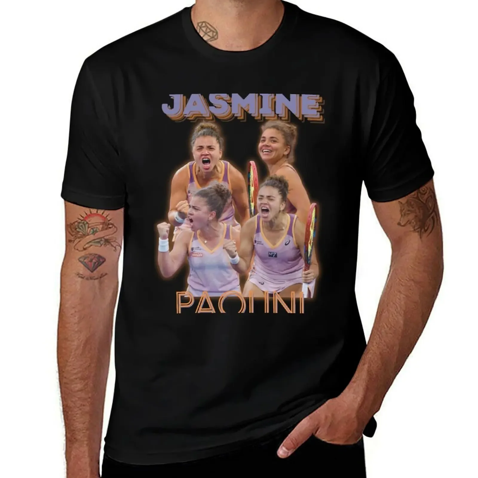 

Jasmine Paolini, vintage T-Shirt oversized t shirt croswit shirt man funny gifts fitted t shirts for men