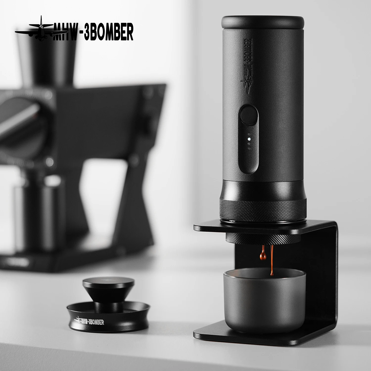 

MHW-3BOMBER X-Press58 Espresso Machine 9Bar Pressure Coffee Maker Hot Ice Extraction Ceramic Heating Portable Home Barista Tool