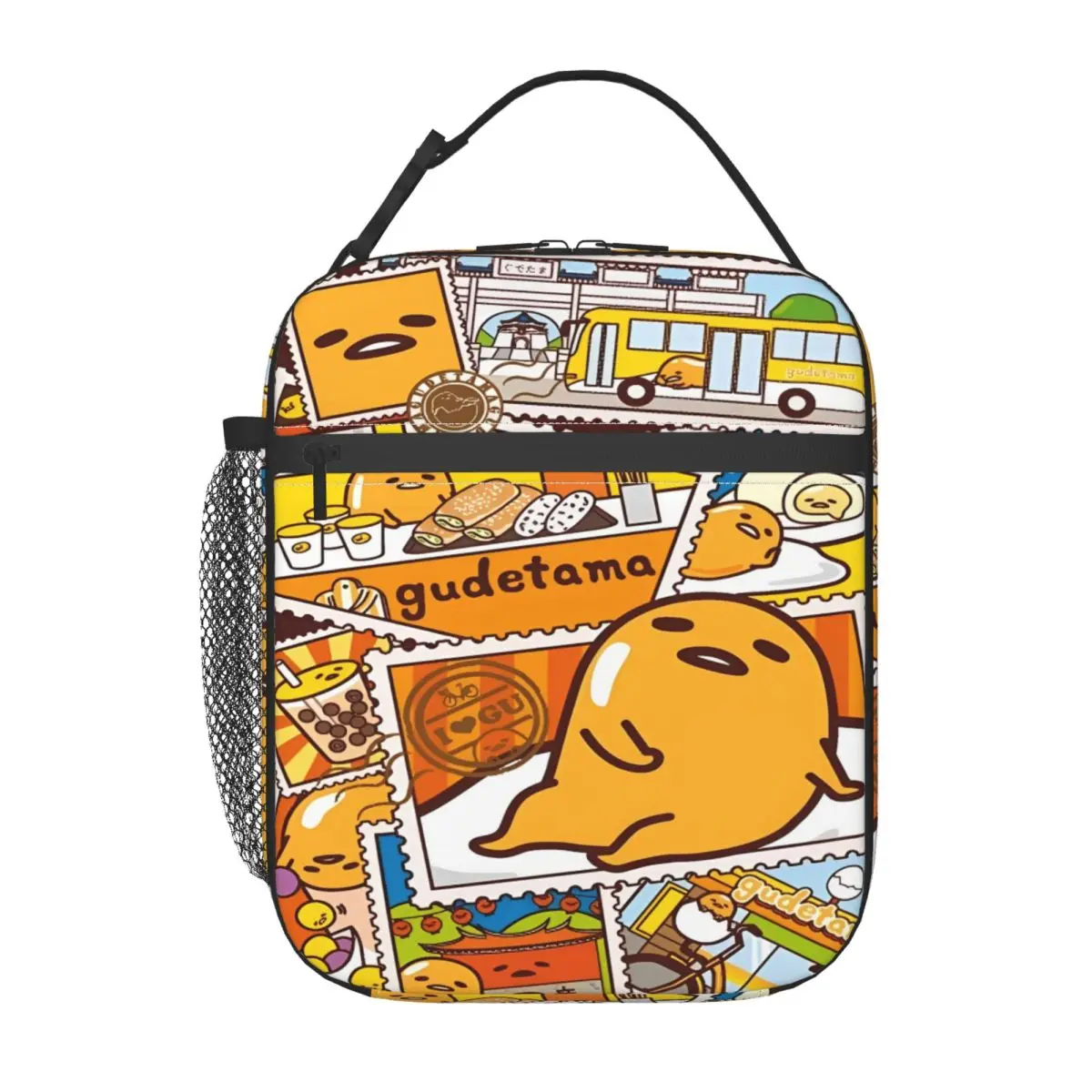 

Gudetama мультяшные яйца, изолированные сумки для обеда для школы, сумка для хранения еды, портативный холодильник, термобокс для бенто