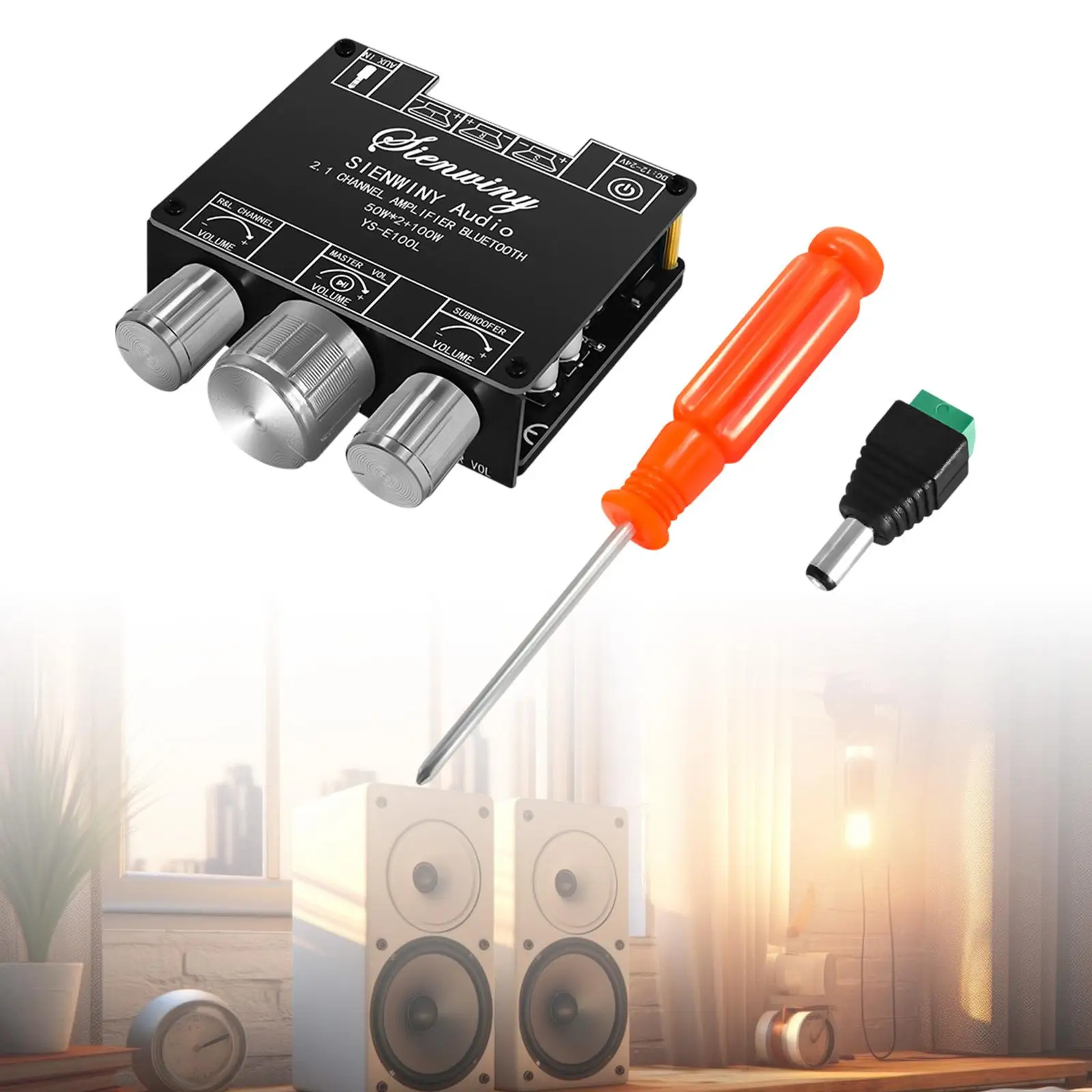2.1 Kanaals Subwoofer Amp Board Audio Eindversterker Board voor Home Theater