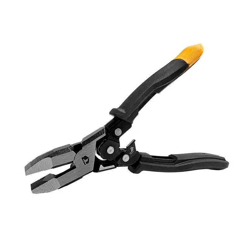 

Effortless steel wire pointed nose diagonal pliers with reset spring cable