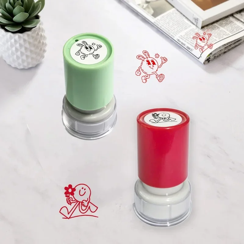 Scoring and Encouragement Seal Praising Learning Progress Teaching Motivation Giving You a Small Red Flower Seal
