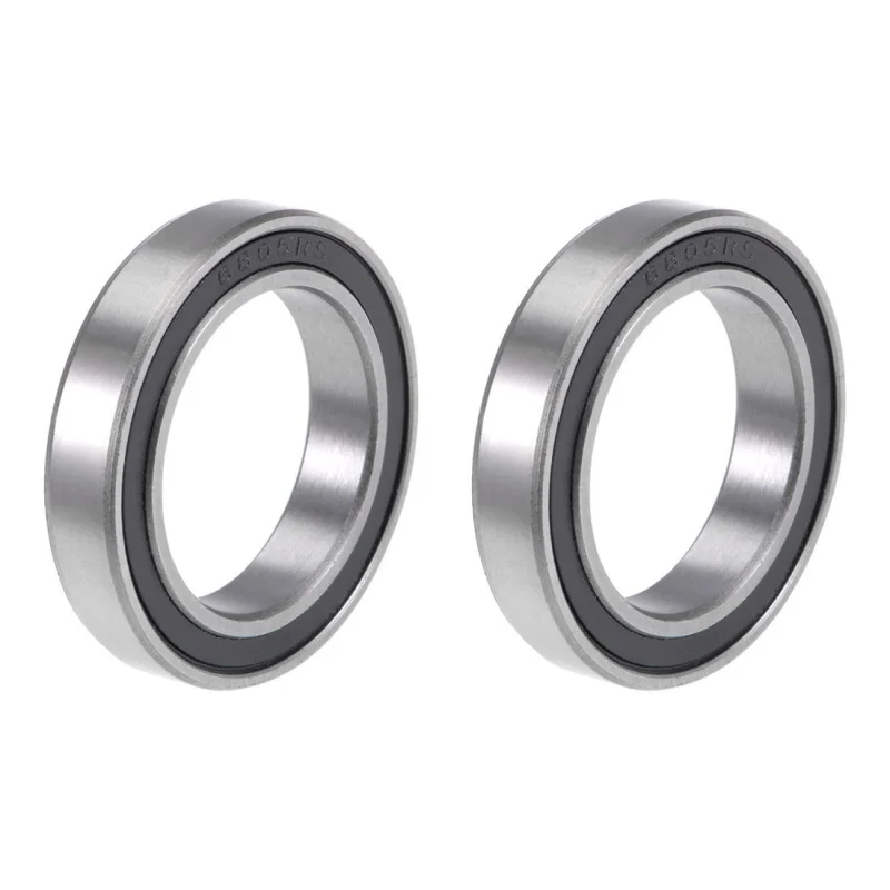2pcs 6805-2RS Deep Groove Ball Bearings 25mm X 37mm X 7mm Double Sealed Chrome Steel P6(ABEC3) 2pcs