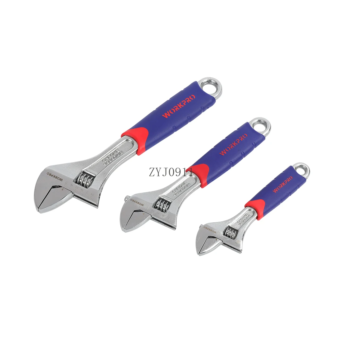 : 3PC Chrome Vanadium ชุดประแจแบบยืดหยุ่น 6 "8" 10 "Wide Jaws ประแจปรับเหล็ก Spanner ชุดซ่อมเครื่องมือเกียร์