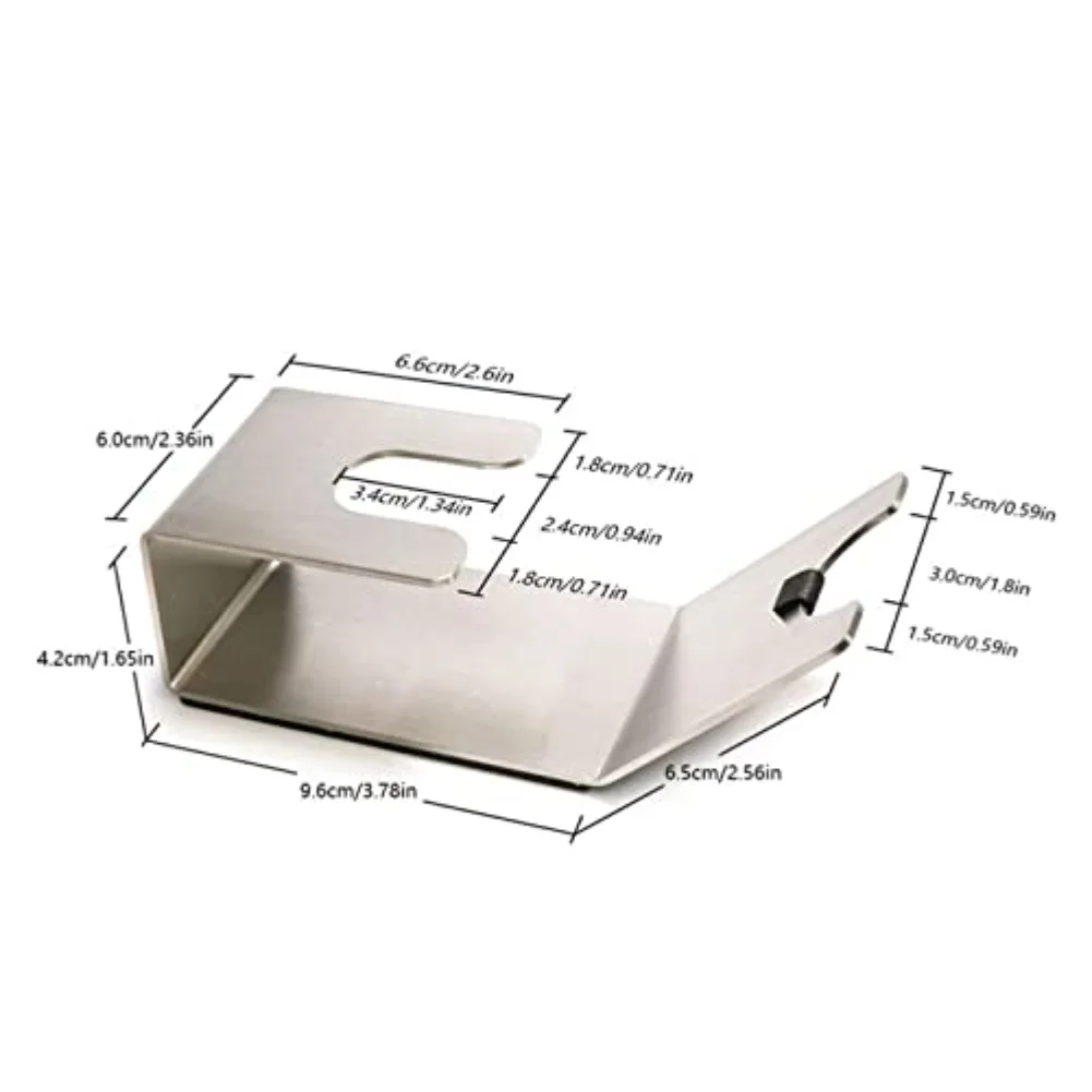 For Espresso Portafilter Stand Holder Stainless Steel for 51mm 53mm 58mm Portafilters Anti Shake Base for Home or Cafe Use
