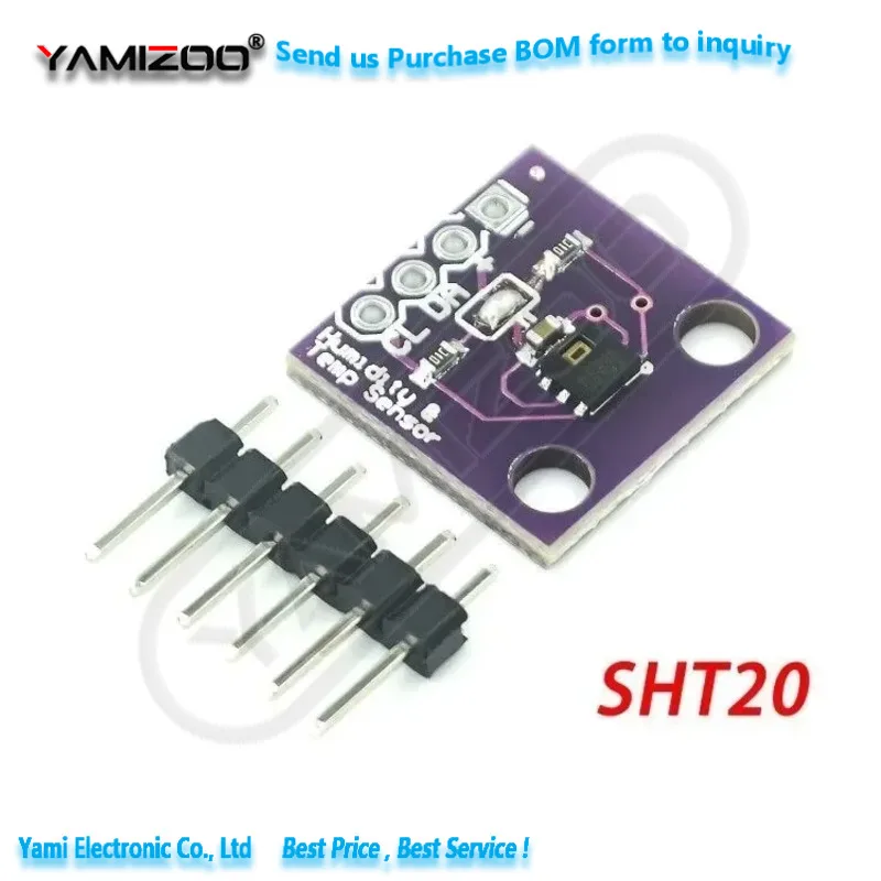 10 Stück HDC1080 Si7021 SHT20 HTU21D Modul mit geringem Stromverbrauch, GY-213V-HDC1080 Hochpräziser digitaler Feuchtigkeitssensor mit Temperatursensor – Detail 5