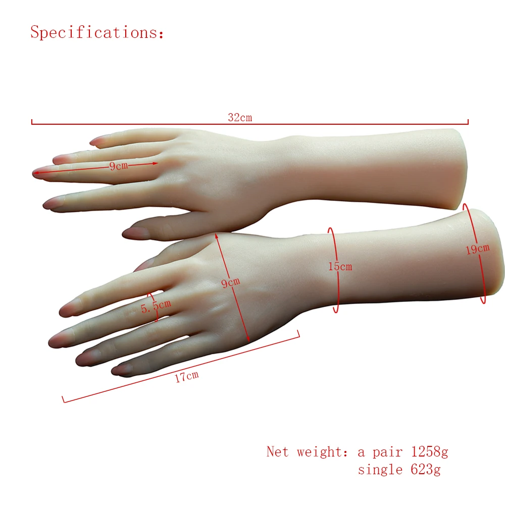 3d Nail Art Display Training Practice Sheet Hand for Manicure Cart Mannequin Nails accessories and Tools All Acrylic Silicone