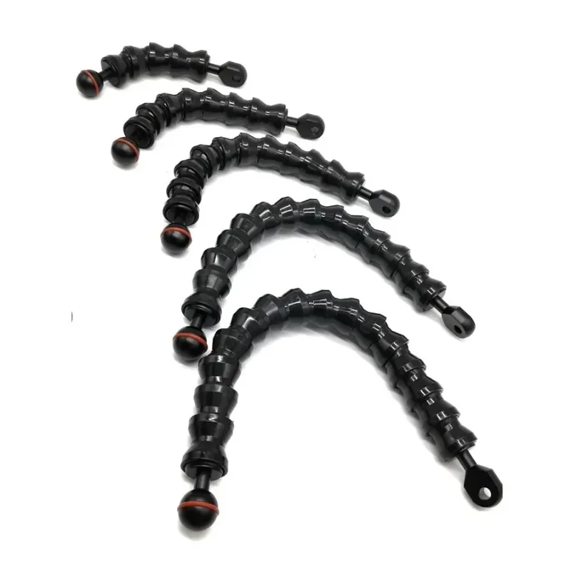 Multi-specification diving photography fill light underwater flash ball head YS bracket adjustable snake arm
