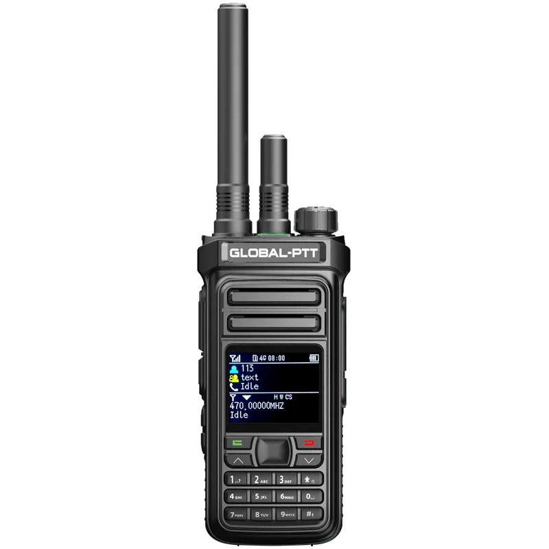 Imagem -06 - Portátil Walkie Talkie Radio Long Range Presunto Comunicação Amador Two-way Chamada de Polícia Ptt g2 Poc Uhf 4g Global