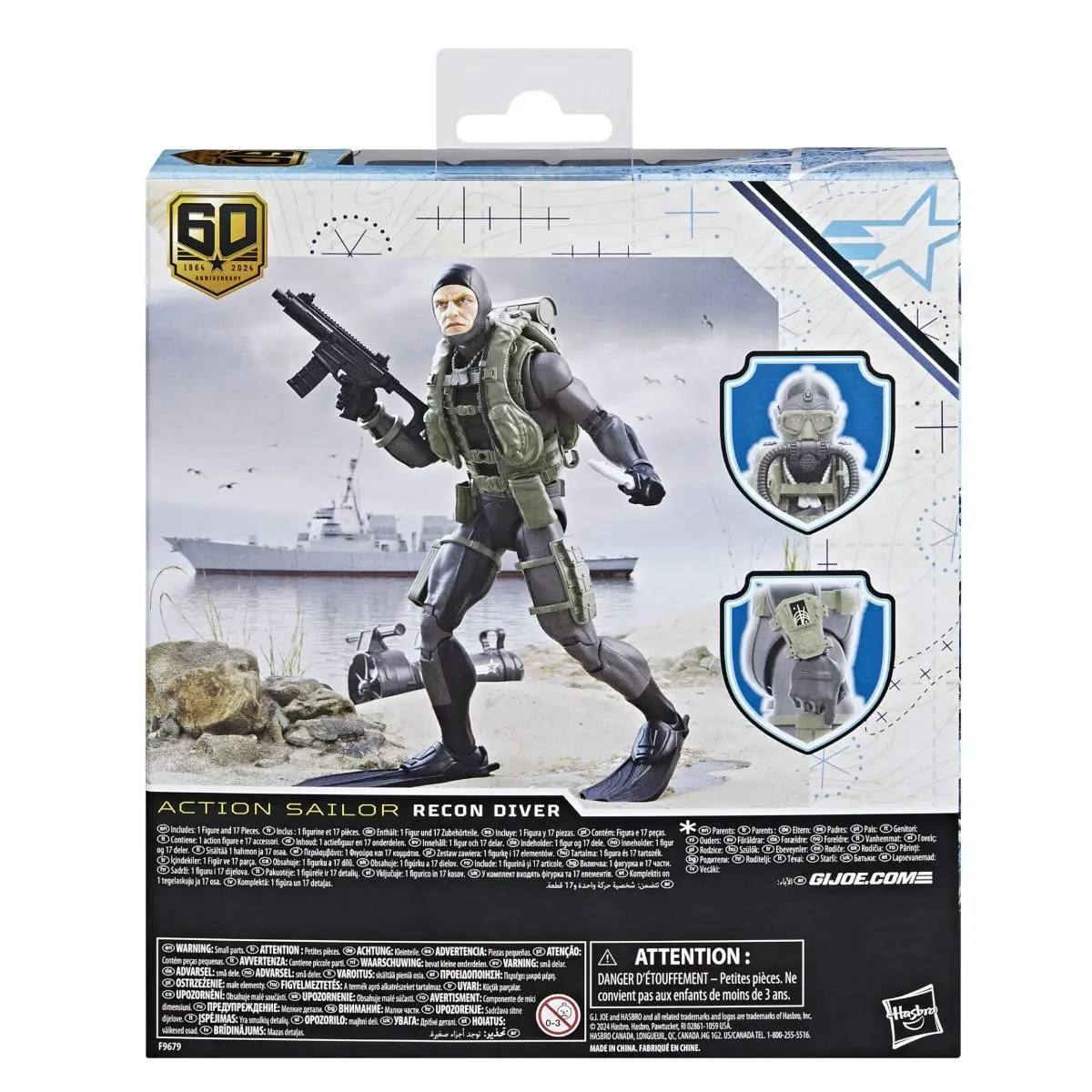 G.I.Joe 60th Anniversary Special Edition Infantry Dive Scout 6-Inch Action Figure Model Toy Desktop Collection Boy'S Gift