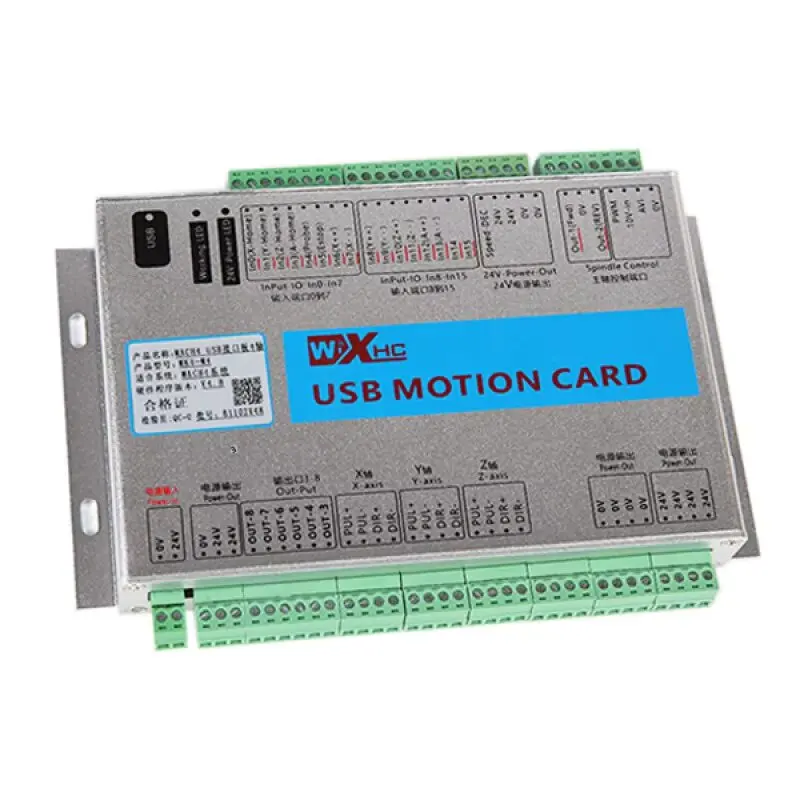 

XHC 3/4/6 Axis USB Ethernet Mach3 CNC Motion Control Driver Card Breakout Board 2000KHz Support WIN XP / 7 /10