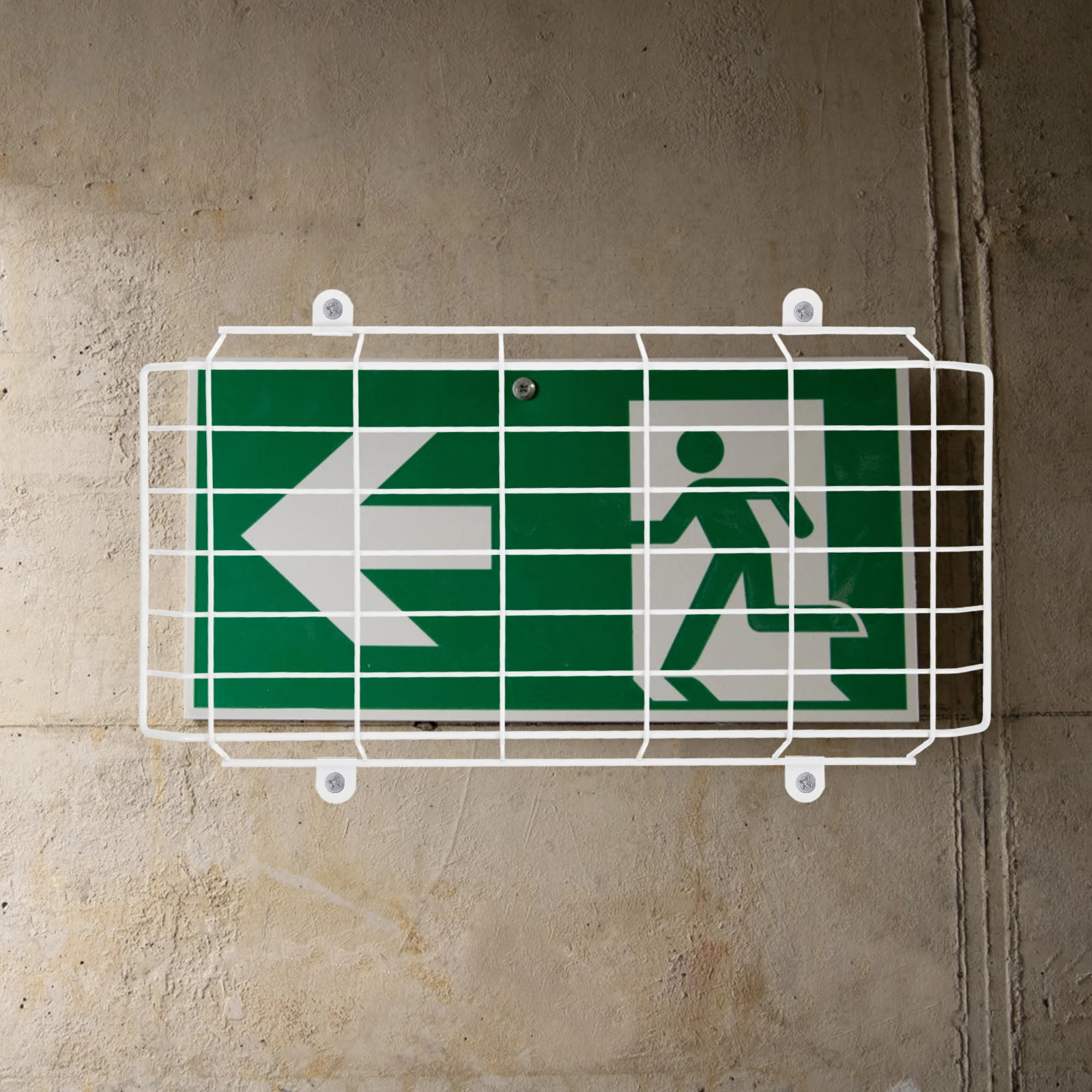 Safety Indicator Light Emergency Wire Cover Sign Protective Guard Stainless Steel Durable Reliable Wall Mounted Easy