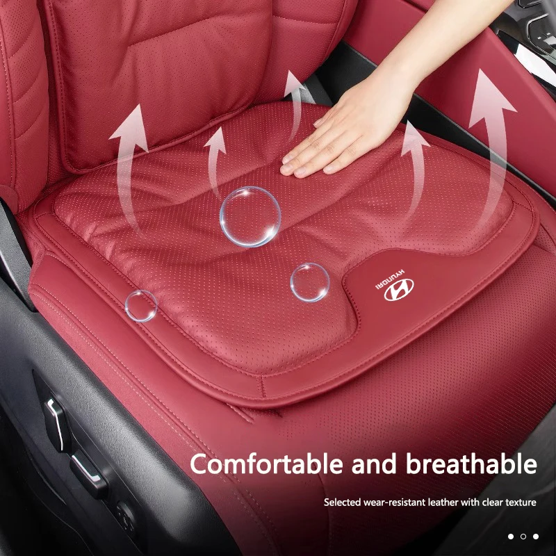 Car Breathable Seat Plush Cushion Velvet Warm Pad Rear Seat Cover For Hyundai i10 i20 Tucson Accent Elantra Santa fe Sonata view 3