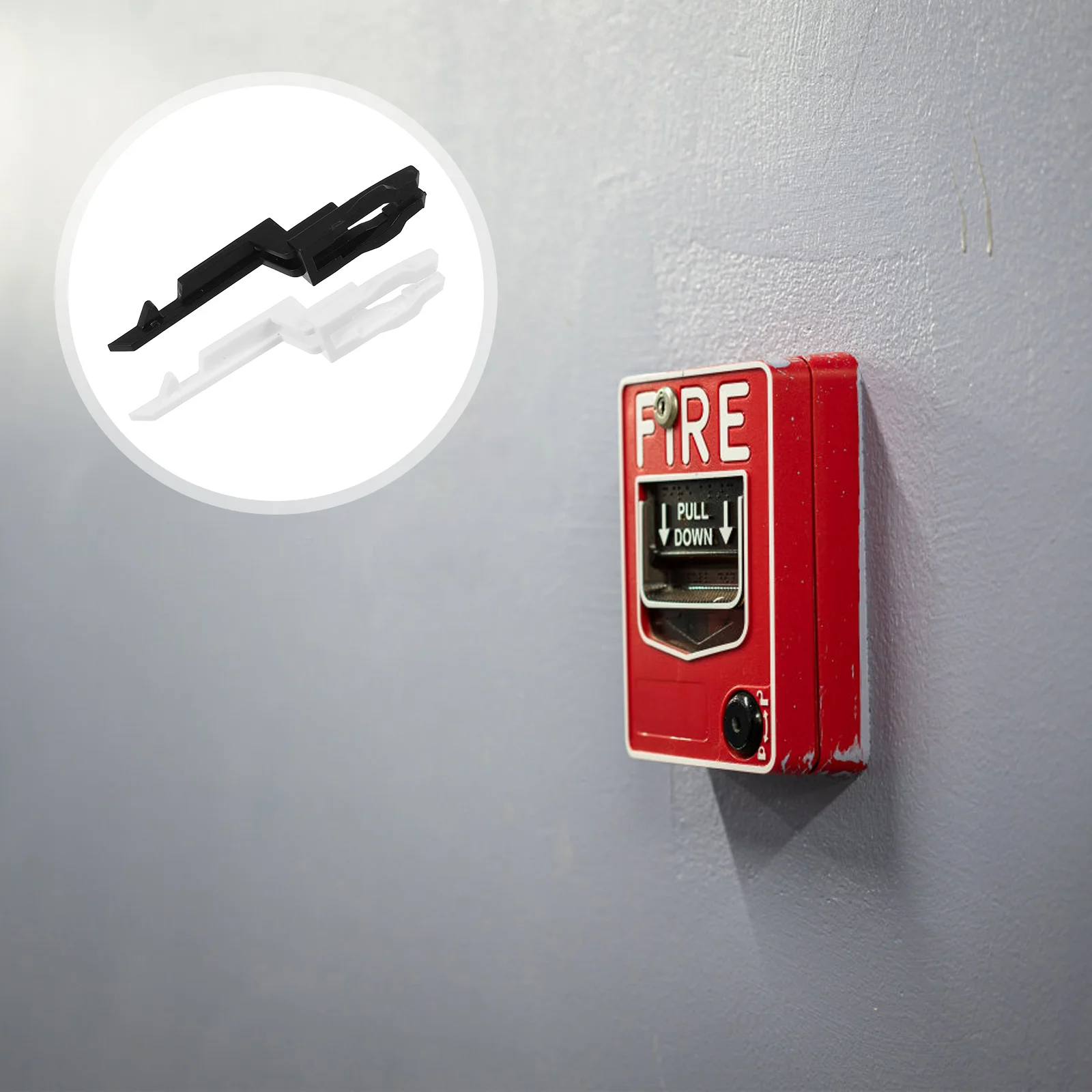 10 Pcs Fire Reset Key Plastic Call Point Kits Emergency Test Keys for Break Glass Switches