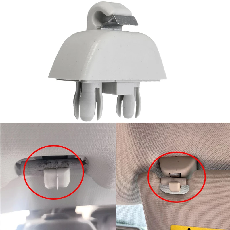 

For Seat Mii 2012 2013 2014 2015 New Gray Sun Visor Support Retainer Clip 6RD857561