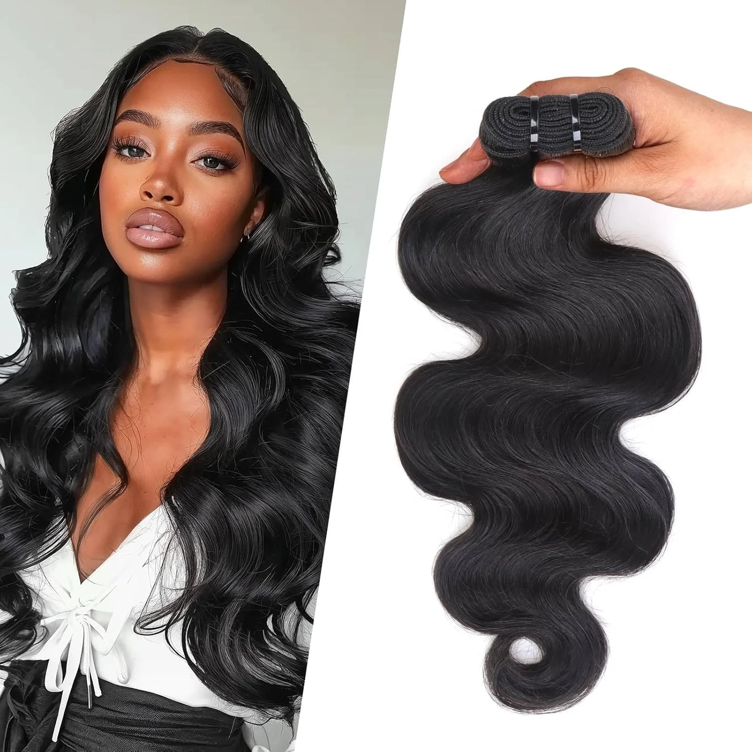 Body Wave Human Hair Extensions Curly Bundles Brazilian Hair Weavings 100% Human Hair Bundles 8-26 28 30 Inch 1/3/4 Bundles 50g