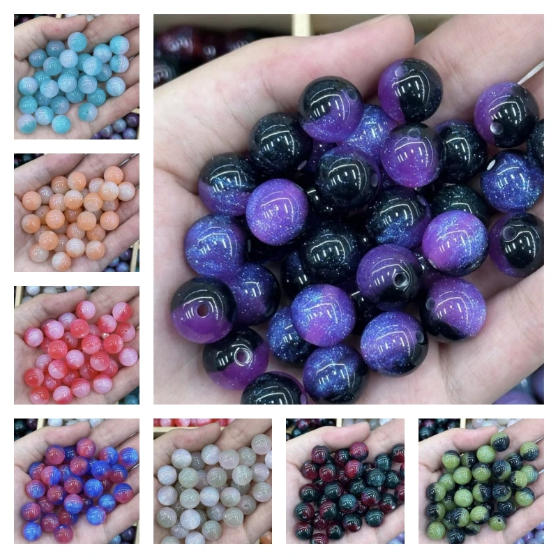 

Wholesale 100pcs/lot 12mm color print geometry rounds shape resin beads diy jewelry earring/bracelet accessory