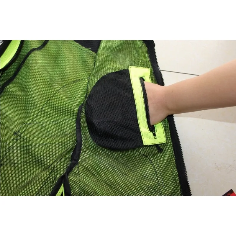 Outdoor Cycling Reflective Safety Vest Jacket Men Sports Motorcycle Riding Running Fishing Vest High Visibility Working Clothes