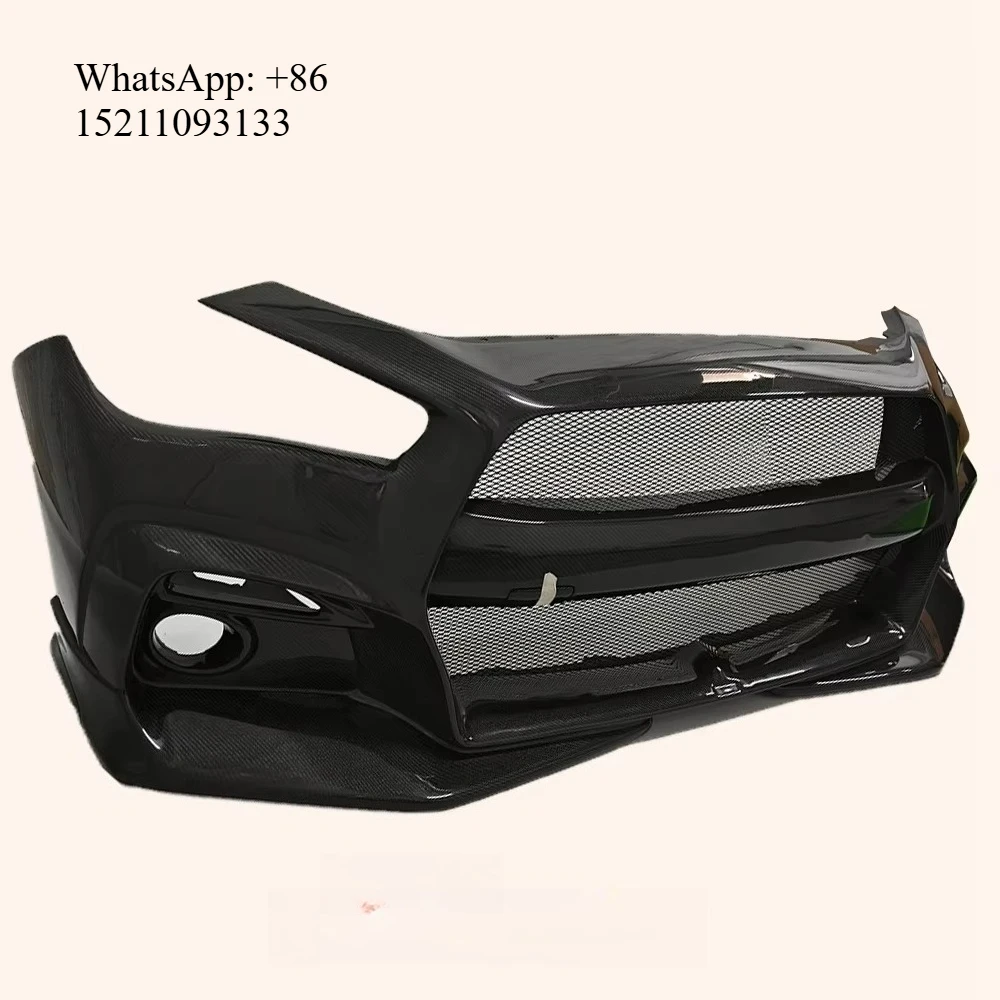 For Q50 Carbon Fiber Vented Front Bumper Body Kit