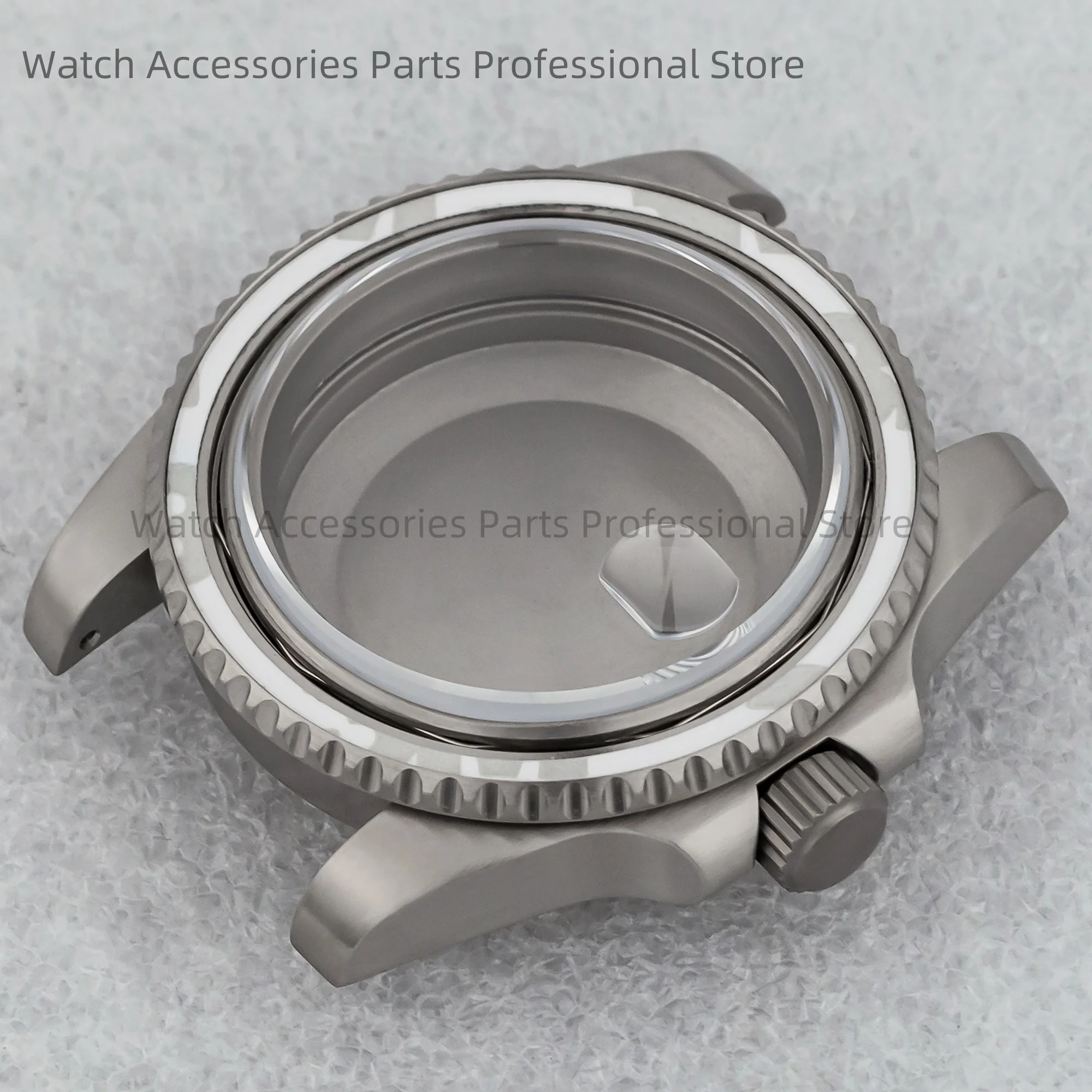 

Titanium Watch Case For ETA2824 NH35 NH36 40mm Titanium Case Sapphire Glass Watch Bracelet Replacement Titanium SUB GMT Mod Case