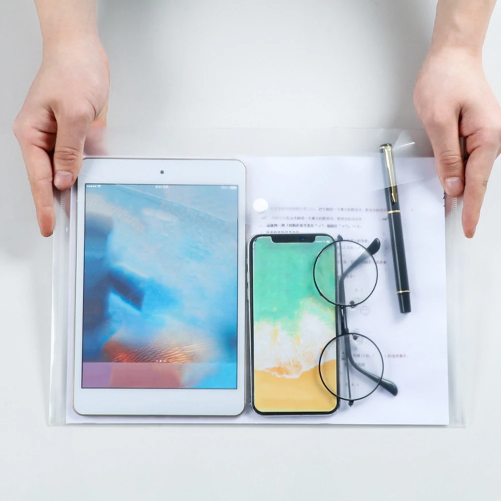 Dossier de Rangement Multifonctionnel A4 en PP, Étanche, observateur, pour la Maison et le Bureau, pour Documents, Portable, 5 Pièces