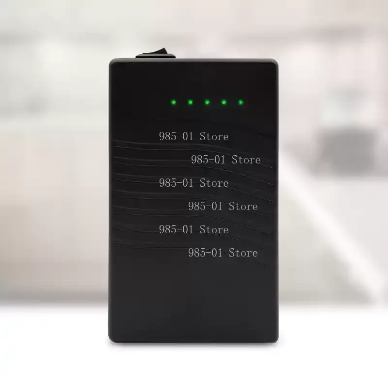 

12V Lithium Battery Pack 18650 Rechargeable Backup Power Supply 5V Output for Light Audio Monitoring