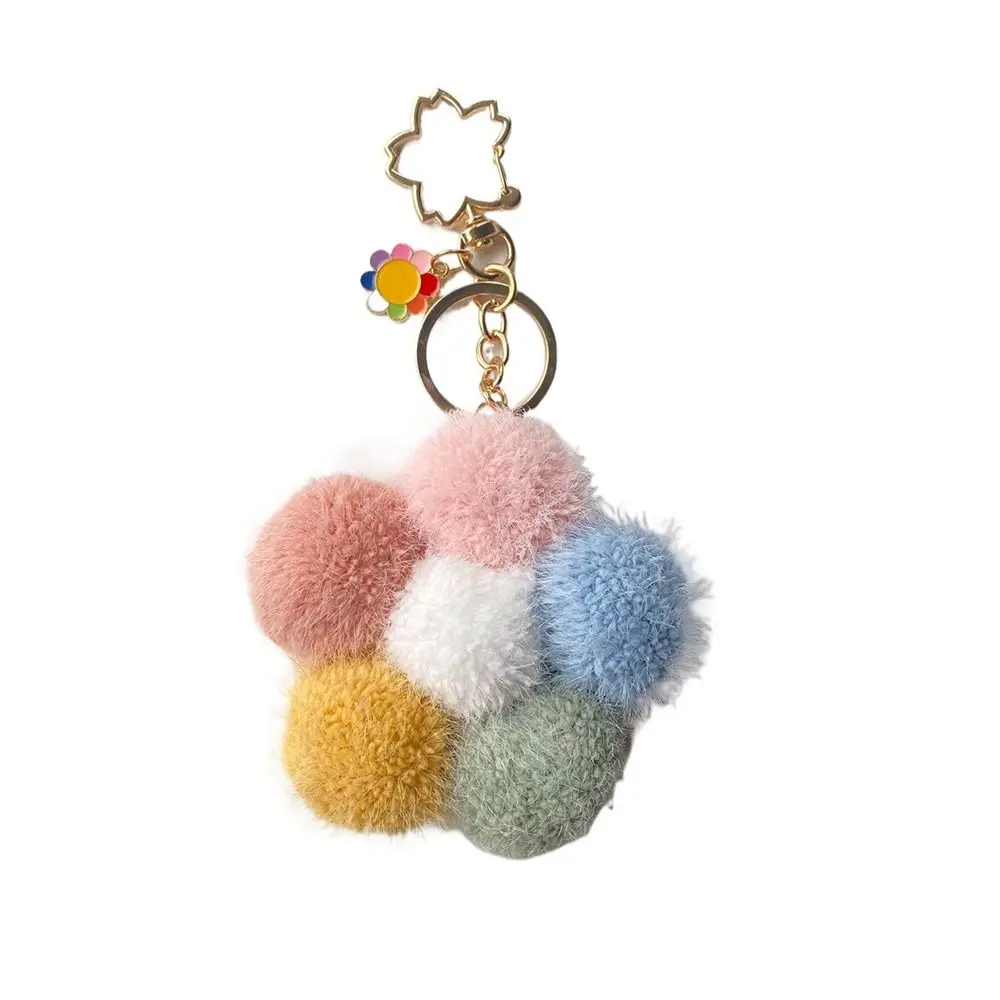 Pendant  Key Buckle Women Key Chain Bag Decoration Backpack Charms Cartoon  Pendant Flower Keychain Stuff