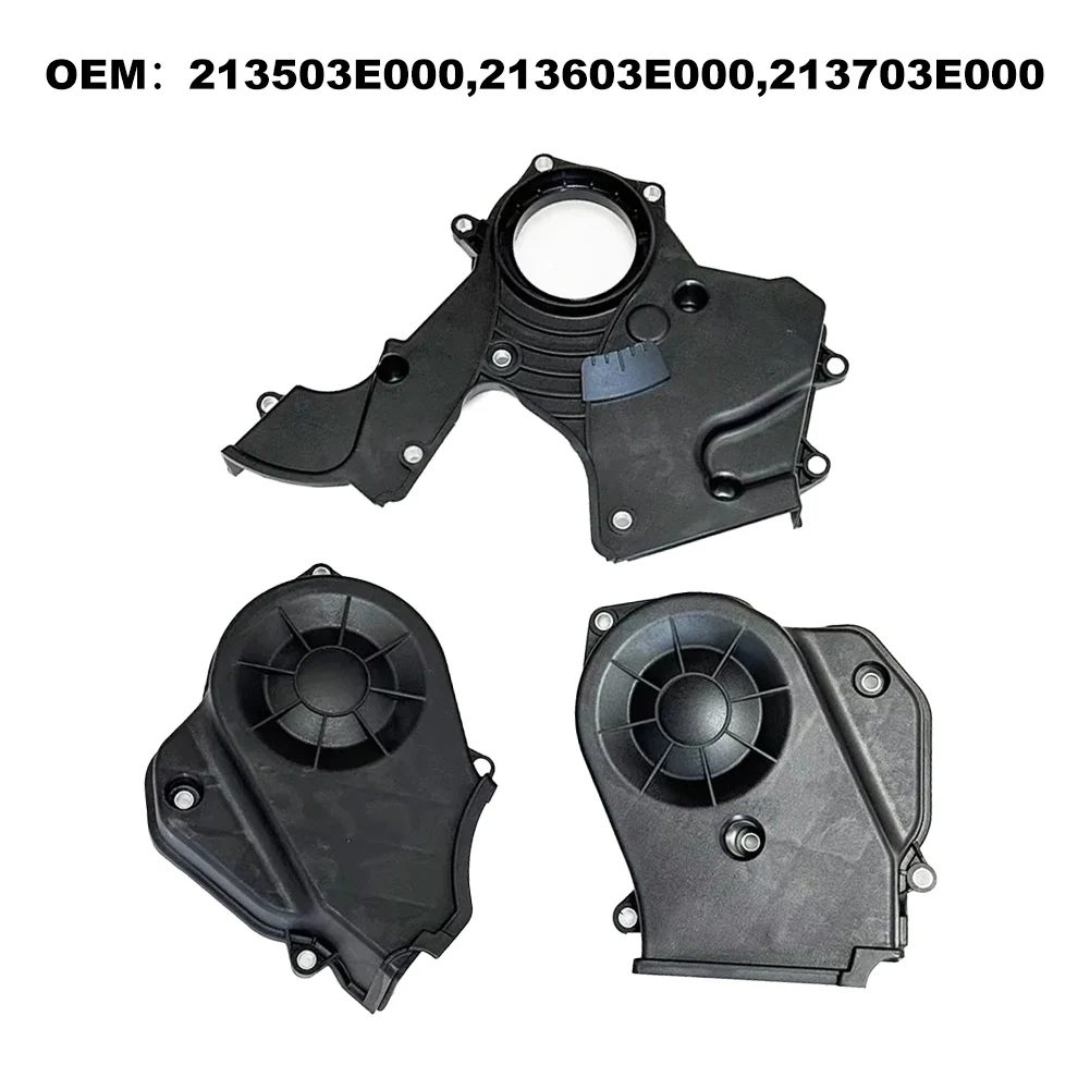 Timing Cover For Santa Fe Timing Cover Set Camshaft Housing Black Timing Cover Set Wear-resistant Non-deformation