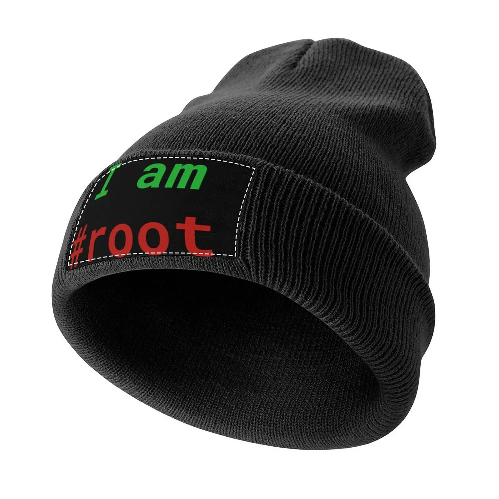 I am #root Knitted Cap Visor Sun Hat For Children western Hat Horse Hat Hats Woman Men's