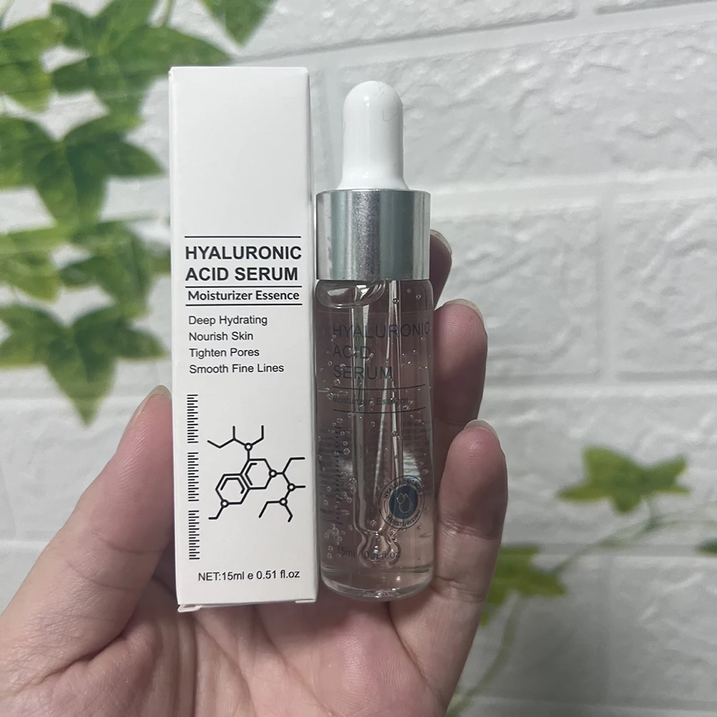Suero de labios de ácido hialurónico a granel personalizado, esencia de labios de etiqueta privada, líneas finas suaves, nutre las pieles, maquillaje humectante vegano, 15ml