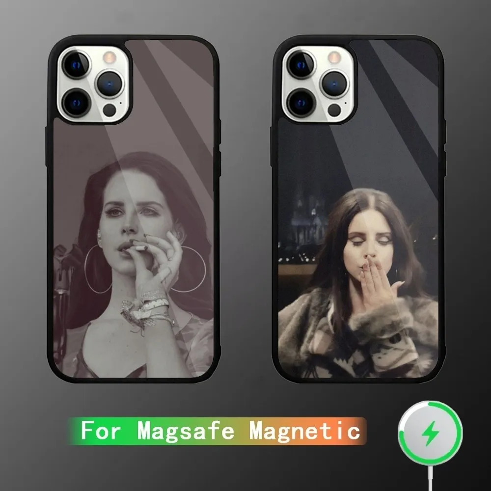 L-Lana Del Rey Lust For Life Phone Case For iPhone 15,14,13,12,11,Plus,Pro,Max Mini Magsafe Magnetic Wireless Charging