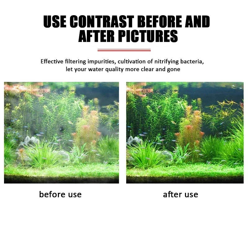 420G Fish Tank Filter Material Bacteria House Turtle Tank Water Purification 10 in 1 Ceramic Ring High Efficient Filter Material