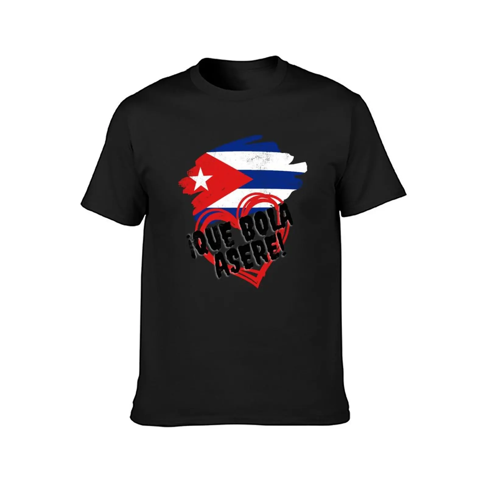 Vintage Great Casual Street Cuban T Asere que bola! T-Shirt sports fans tops men t shirts