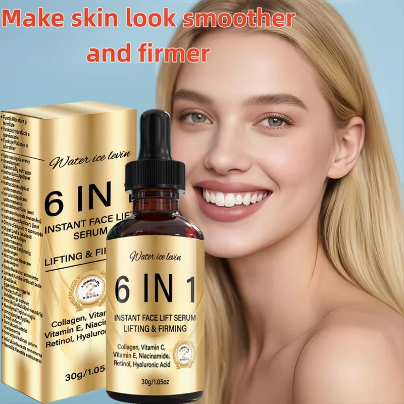 Water Ice Levin Multivitamin Facial Serum VC VE Hyaluronic Acid Deep Hydration Gentle Anti Aging For Daily Skin Maintenance 30g