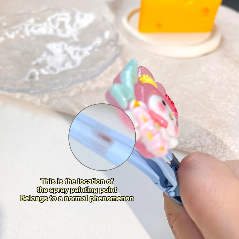 Kawaii Sweet Anime Melody Hair Clip Side Clip Hairpin Cartoon Cute Duckbill Hair Clip For Women Girls Simple Hair Accessories