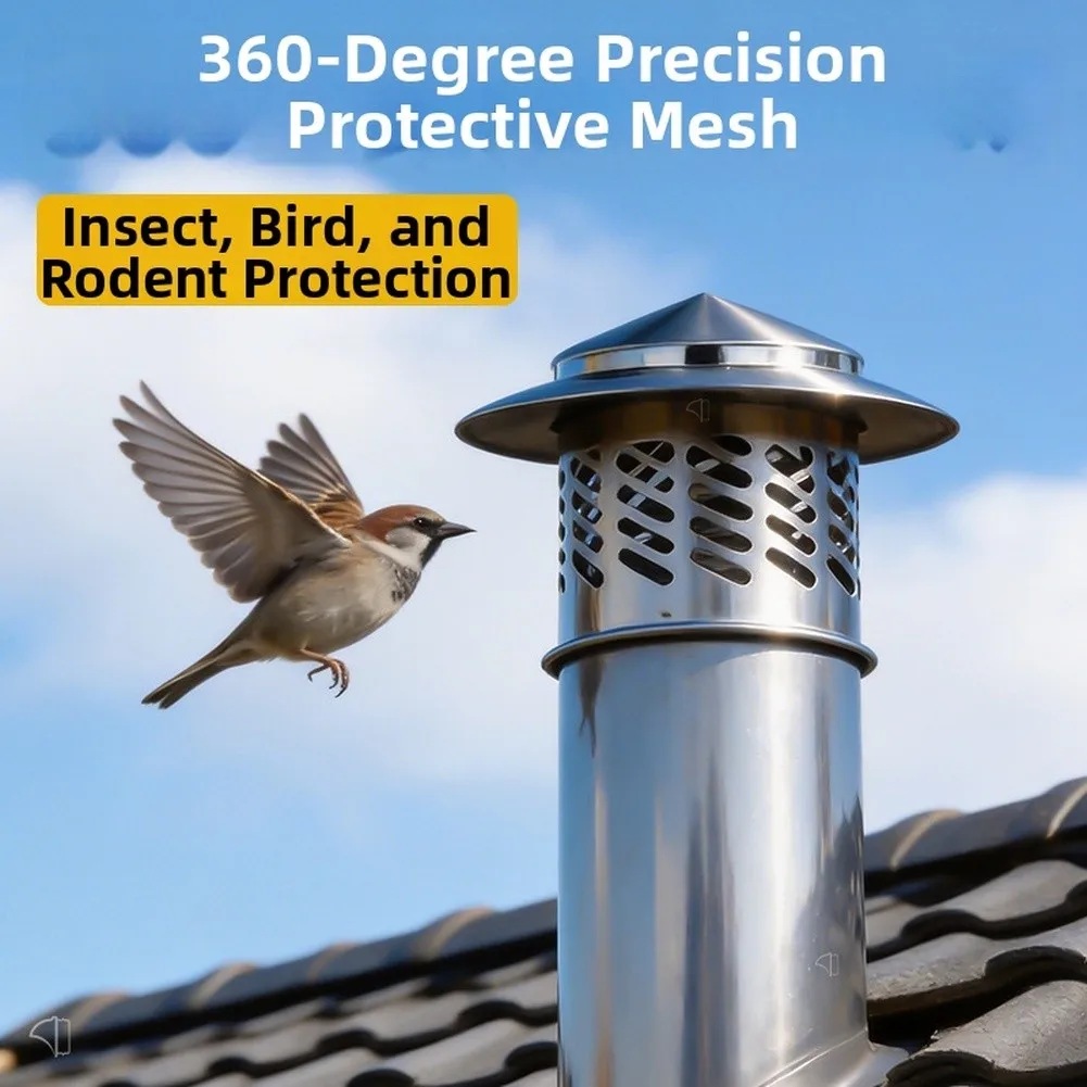 Kitchen Air Outlet Exterior Wall Cap For Outdoor Weather Protection Optimal Airflow Vent Hood Optimal Airflow System