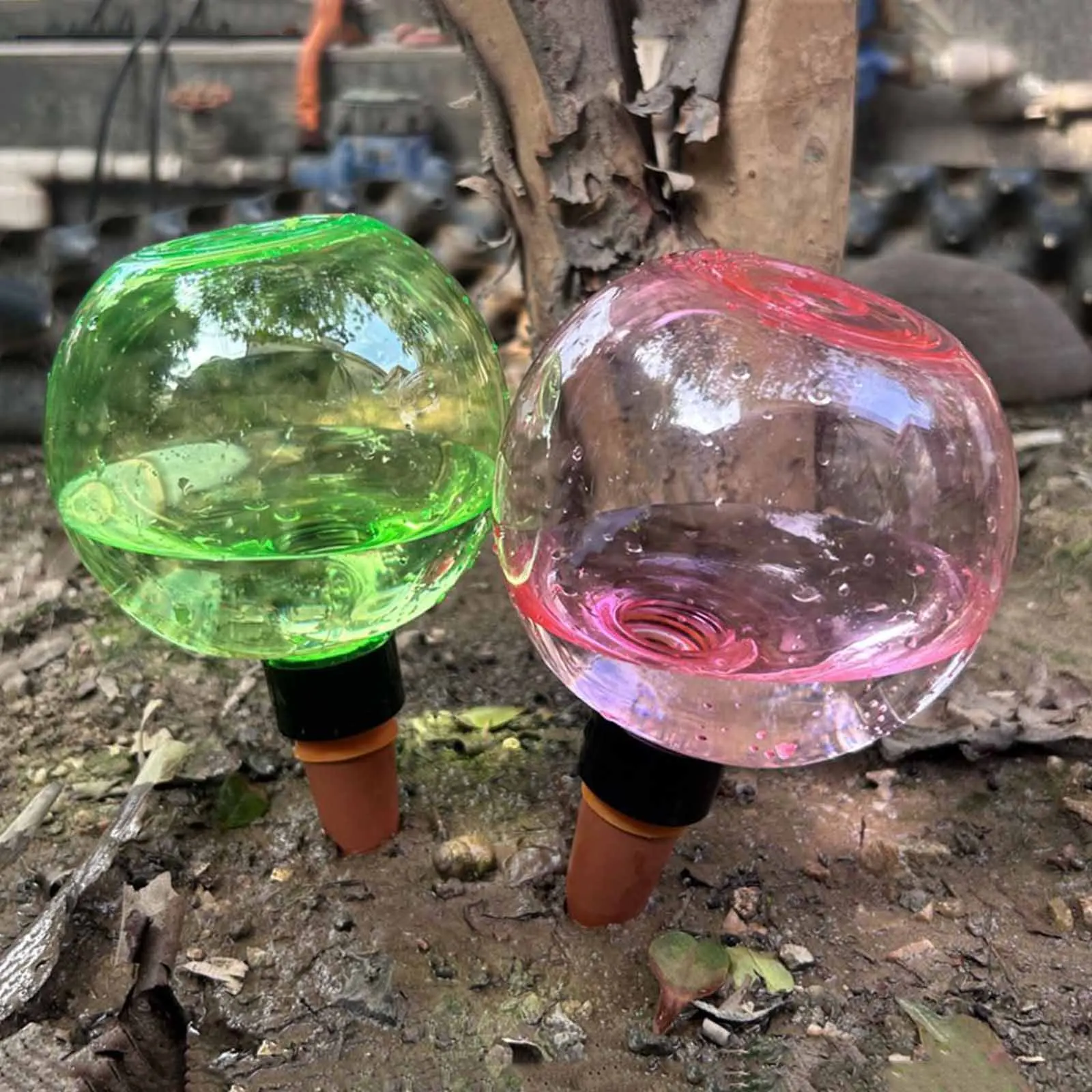 1/4pcs Watering Balls Automatic Plant Self Watering Globes 500ml Transparent Watering Bulbs for Indoor Plants Balcony Garden