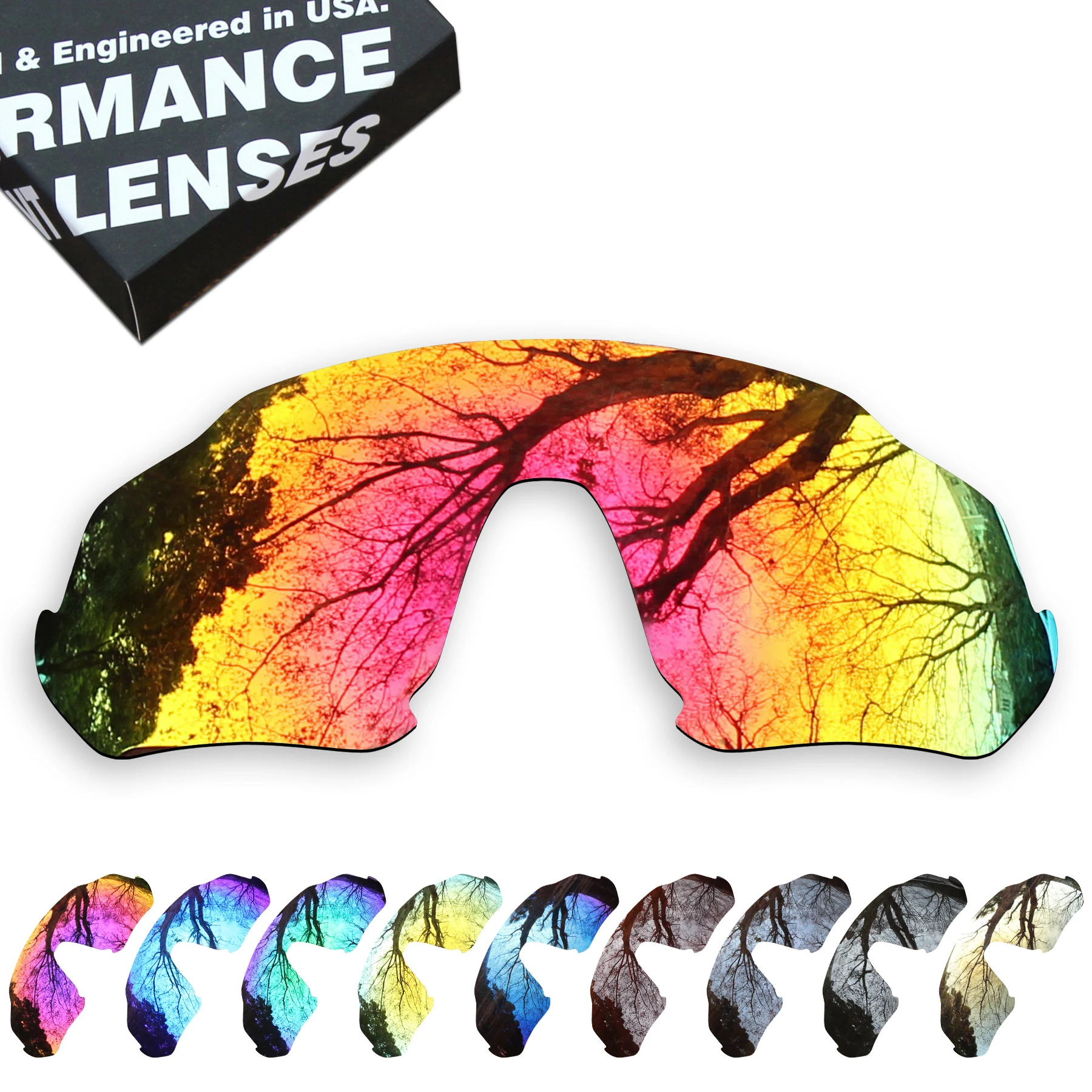 

Millerswap Replacement Lenses Polarized for Oakley Flight Jacket OO9401 Sunglasses - Multiple Options