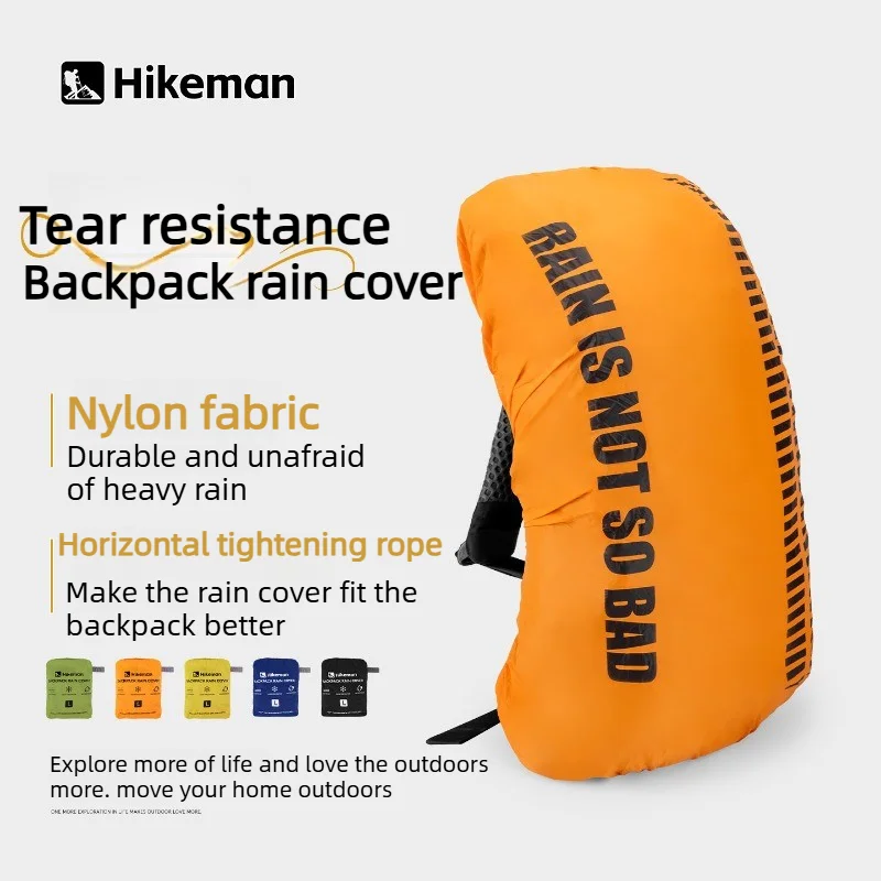 Waterproof Backpack Rain Cover Foldable Nylon Snow Protector with Elastic Strap  30L 45L Hiking Camping Cycling Outdoor Backpack