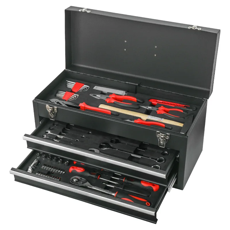 

Hi-Spec 85pcs Drawer-Type Toolbox CR-V Mechanic Tool Sets for Hardware & Car Repair Customizable OEM Support