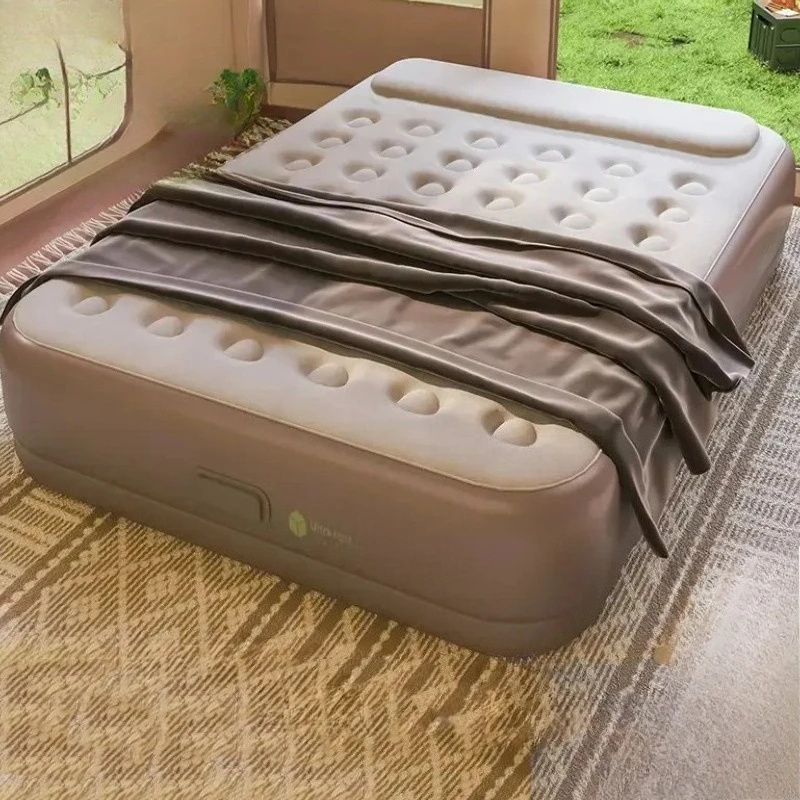 

Portable Outdoor Inflatable Bed Camping King Size Ultralight Garden Inflatable Bed Adults Adults Asientos Inflables Furnitures