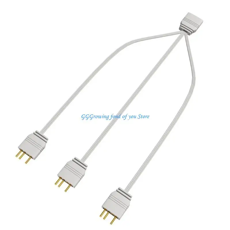 

H9EB High-quality 5V 3-pin ARGB Splitter Cable Argb Extension Cable Replacement