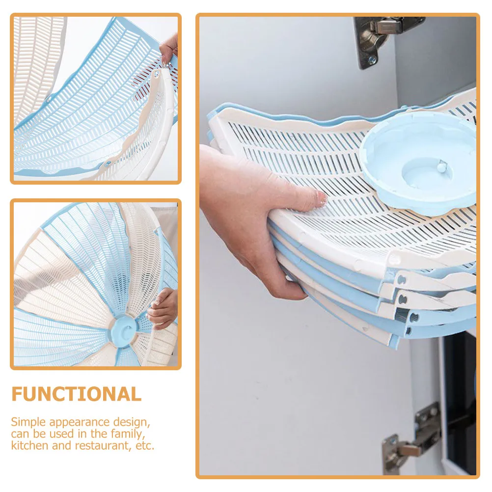 

Hollow Food Protective Cover Anti-Fly Mesh Dome with Round Handle for Household Kitchen Dining Table Outdoor