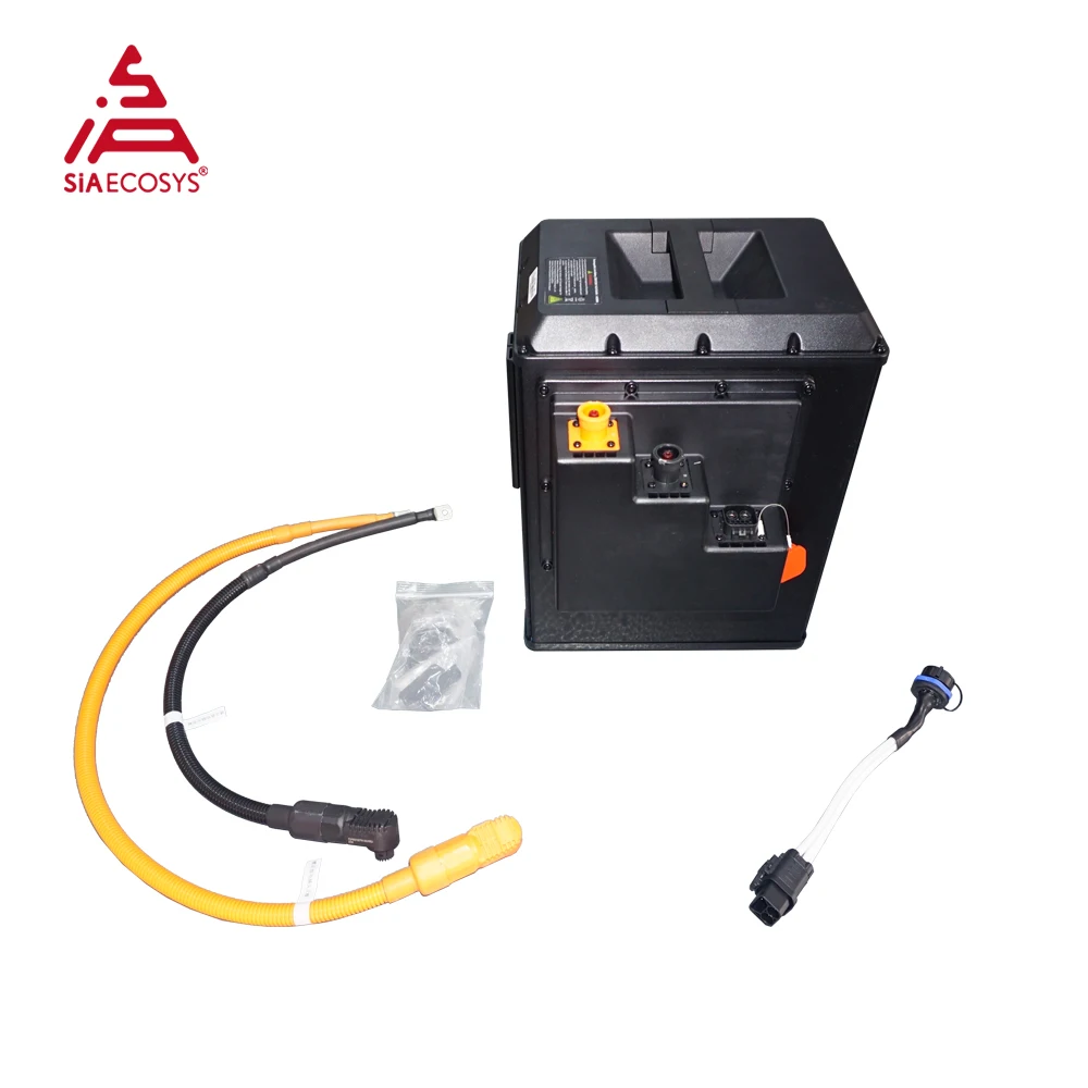 SiAECOSYS New Arrival Battery 74V 54.4Ah 100A continuous, 250A peak with 1800W charger adapter kit
