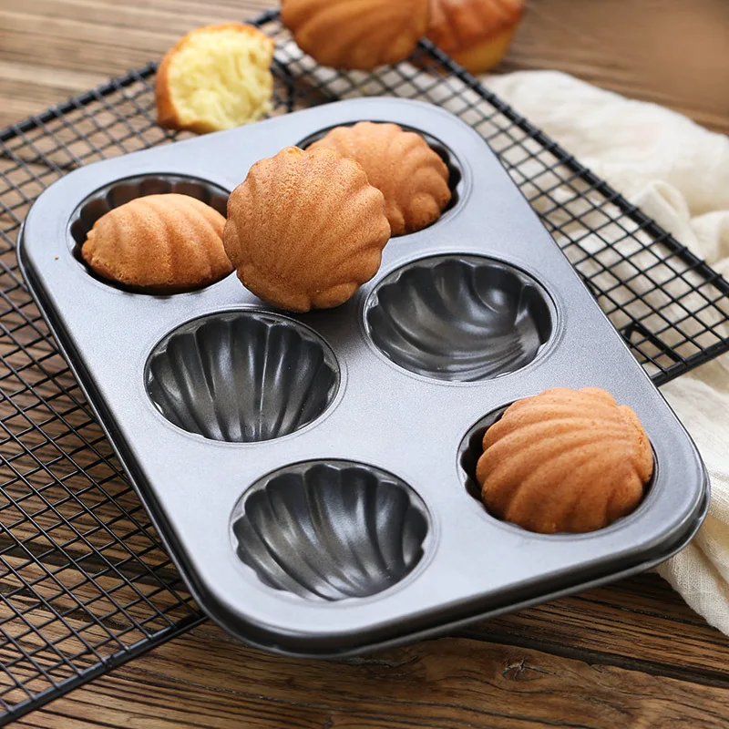 Stainless Steel Bread Muffin Mold French Bread Plate Kitchen Bakeware Cake Pan 3D Cake Mold Baking Loaf Tool Pastry Baking