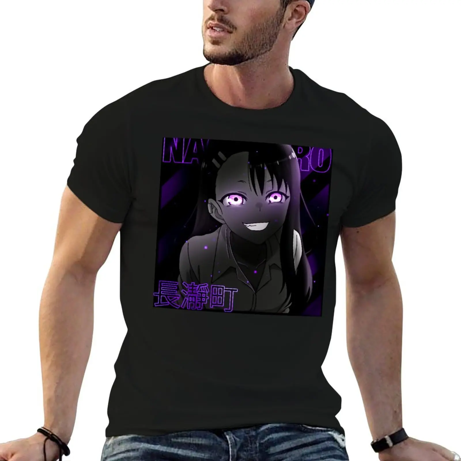 

anime T-Shirt oversize t tees shirts for shirts graphic man Nagatoro t
