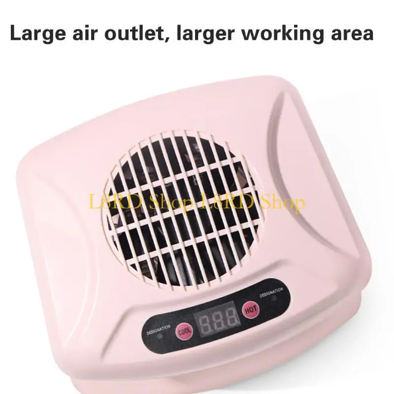 L8rd Warm en koele windnagroger nagels Poolse droger Nagel droogventilator met automatische sensoren 300W lucht nageldroger